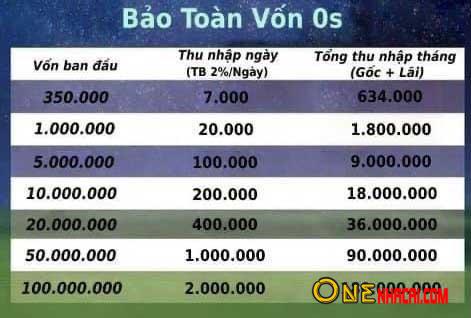 Bảo toàn vốn 100%