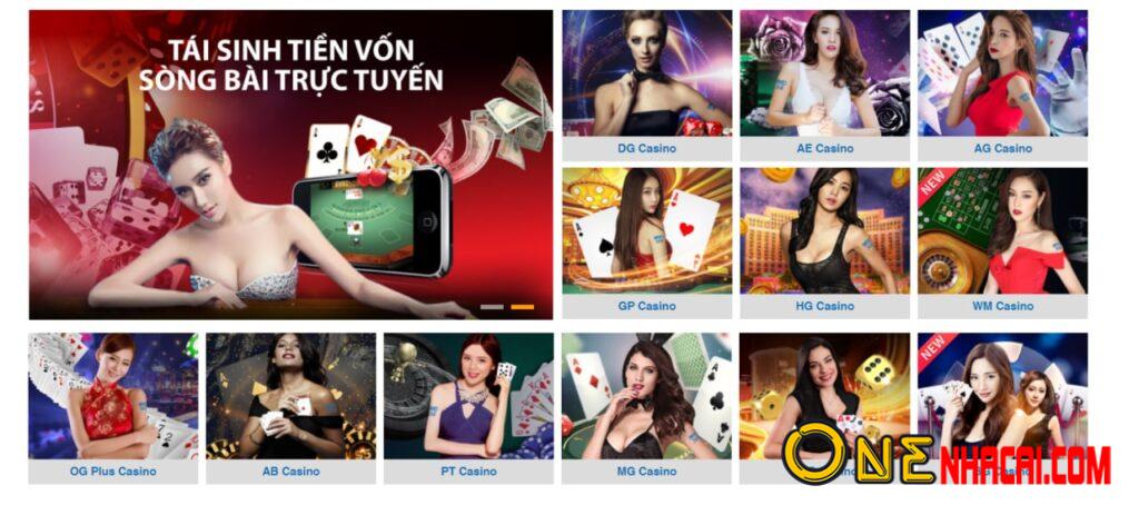 Casino online với nhiều thể loại game cá cược mới